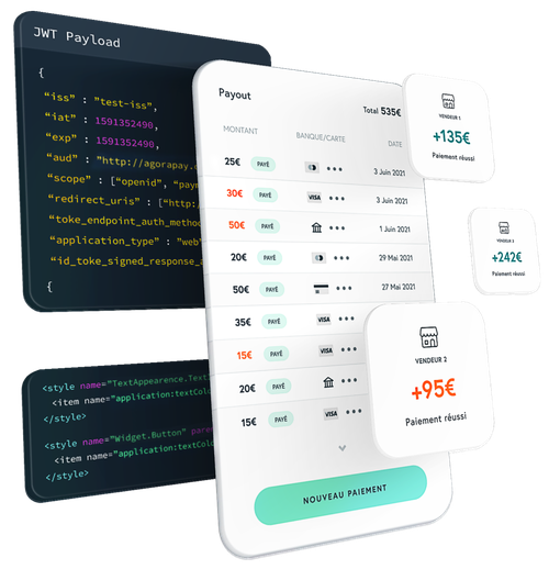 Payout des fonctionnalité adaptées à vos besoins