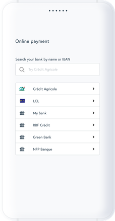 Payment initiation process